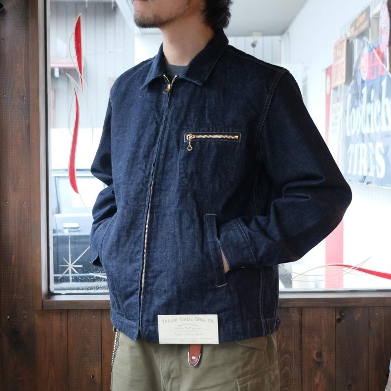 ORGUEIL オルゲイユ【OR-402】【Tailor Denim Zip Jacket】テーラー