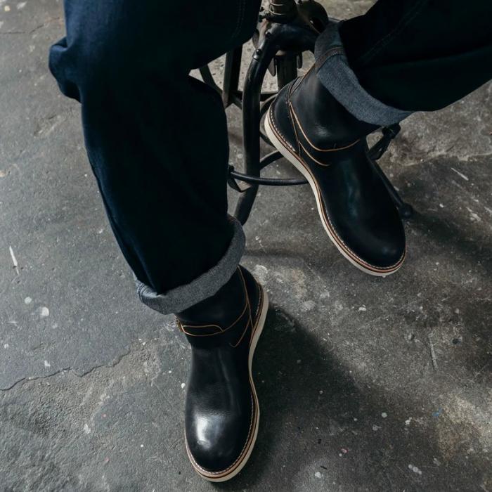 SURE BOOTS シュアブーツ【GRIDLEY】≪OIL TEACORE BLK/COW