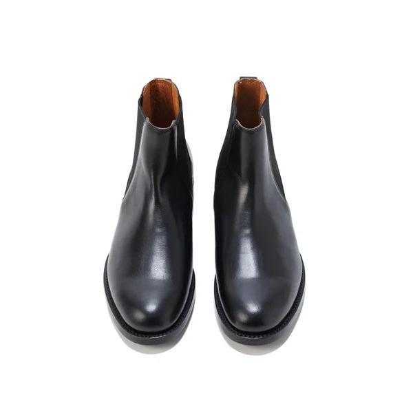 BROTHER BRIDGE ブラザーブリッジ【ALBERT】≪VINTAGE BLK / CALF≫ アルバート サイドゴアブーツ オフィサーブーツ 牛革の画像