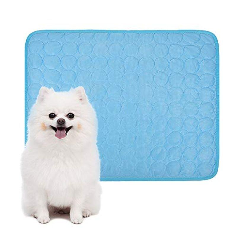 ペットマット おしっこマット クールマット ペット用おしっこマット 下敷き 噛む予防 犬 猫用 水洗い可能 青 ｌ 55 70ｃｍ 即出荷