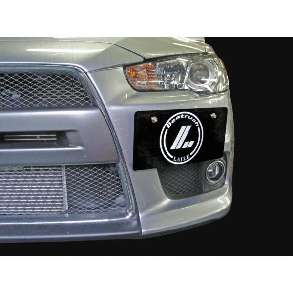 三菱（MITSUBISHI） アルミナンバープレートブラケット ミツビシ