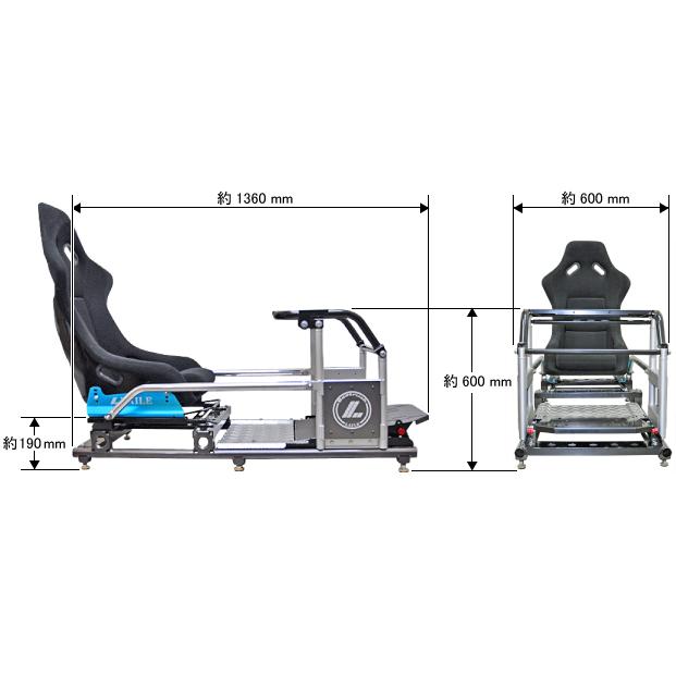 レーシングコックピット「がちフレ」Type-R ※シートなし Thrustmaster