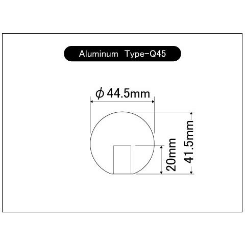 アルミ製シフトノブ/タイプΦ45/M9×P1.25/スラストマスターTH8A シフトキット対応  *  レイル 【VR2-90912Q】｜laile｜09