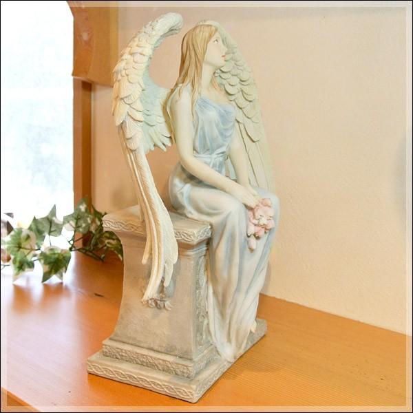 幸せの天使 エンジェル 像/天使/angel/置物/オブジェ/彫刻/レイク
