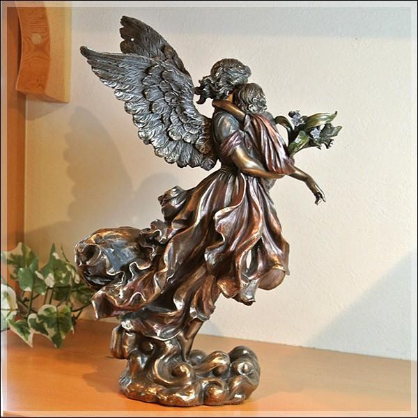 守護天使 エンジェル 像/天使/angel/置物/オブジェ/彫刻/レイクサイド