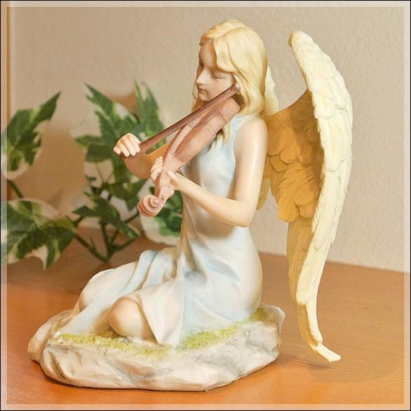 天使の木像オブジェ☆天使好きの方に☆エンジェル 心静める天使 エンジェル 像/天使/angel/置物/オブジェ/彫刻/レイク