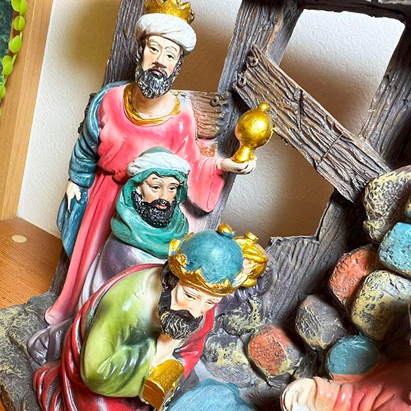 キリスト降誕セット 置物/イエス様/キリスト像/置物/クリスマス/the