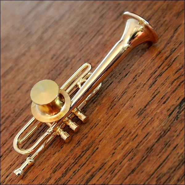 ミニチュア楽器 トランペット ピンブローチ プレゼント ギフト 記念日 アクセサリー 雑貨 Trumpet P Lakesidechristmas 通販 Yahoo ショッピング