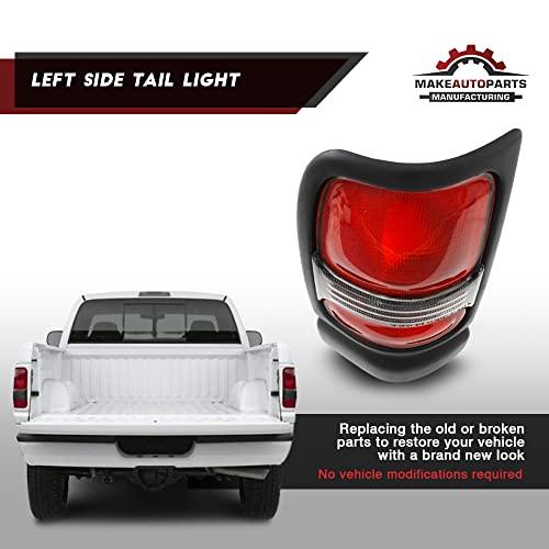 Make Auto Parts Manufacturing Tail Light Lamp Halogen Clear Red Lens Driver左サイドFor Dodge Ram 1500 2500 3500 1994 1995 1996 1997 1998 1999 200 - 1