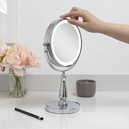 Zadro Cordless LED Light Vanity MirrorカラマツマBattery Operatedカラマツマfor