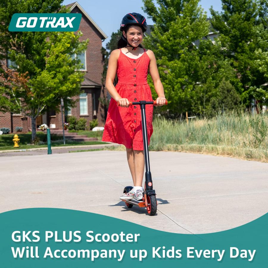 Gotrax GKS Plus Electric Scooter for Kids 612, Max 7 Miles Range and 7