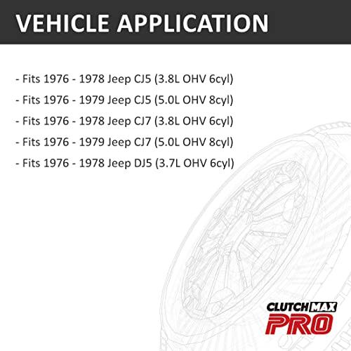 ClutchMaxPROヘビーデューティOEMクラッチキット1976-1979 Jeep CJ 5