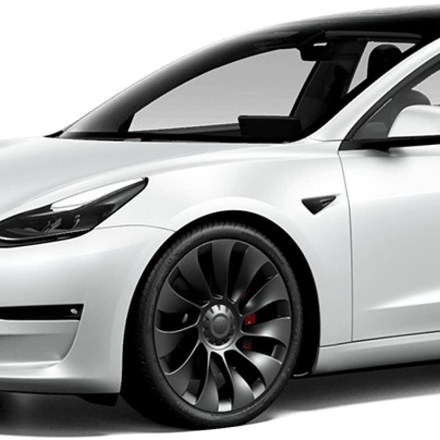 20インチモデル3グレーユーバータービンパフォーマンスリム用テスラ 