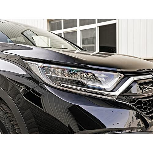 【一部予約販売中】 Kadore for Honda CR-V CRV 2020 2021 2022 Chromeヘッドライトセンターグリルストリップカバートリム2枚組