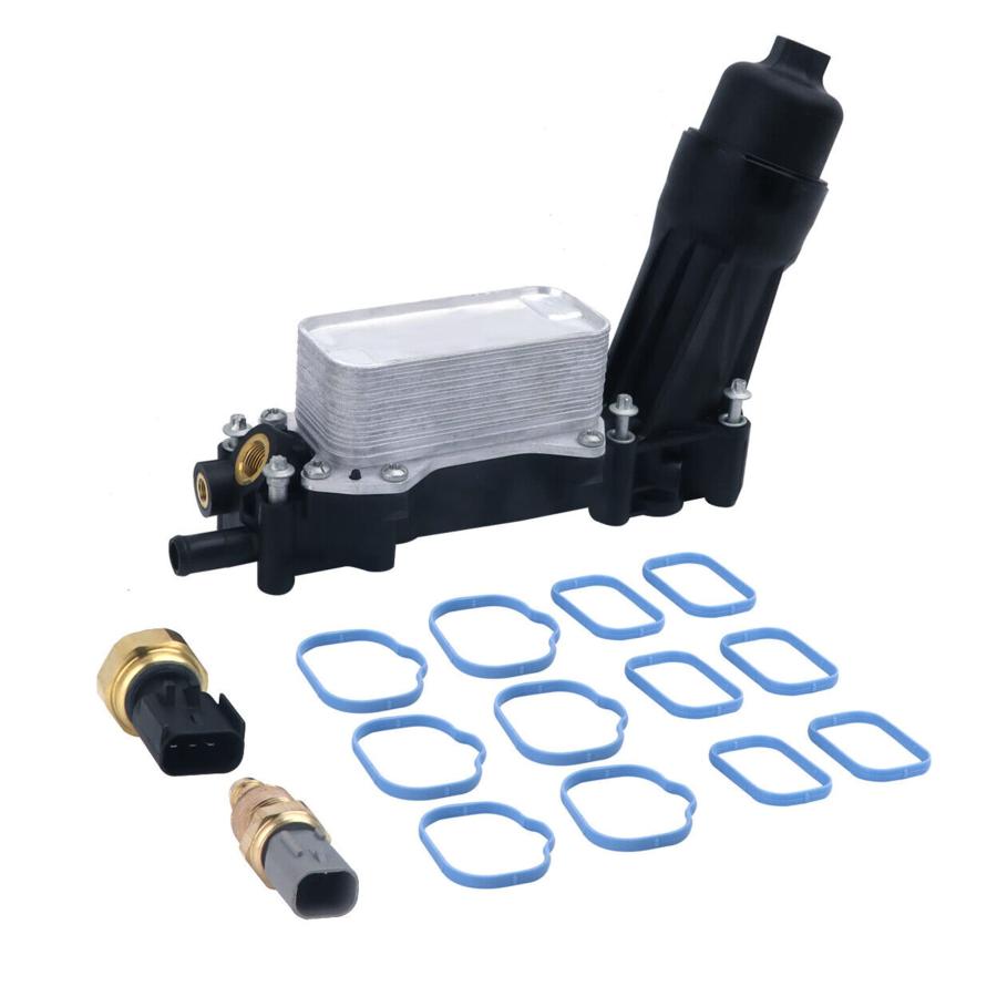 オイルフィルターハウジングアセンブリ+センサー+ガスケット1417ジープ・ラングラー・ラムに対応1500クライスラー・タウン&カントリー