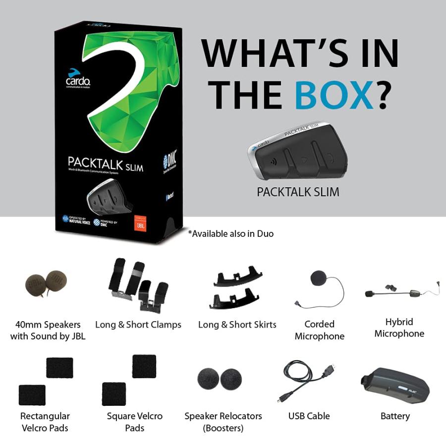カルドPTB 00101-PACKTALK Bold Motorcycle Bluetooth通信システム 
