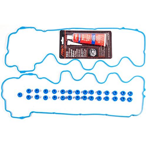 VS 50664 R VS 50372エンジンヘッドバルブカバーガスケットセット&Gasket Maker Compatible with