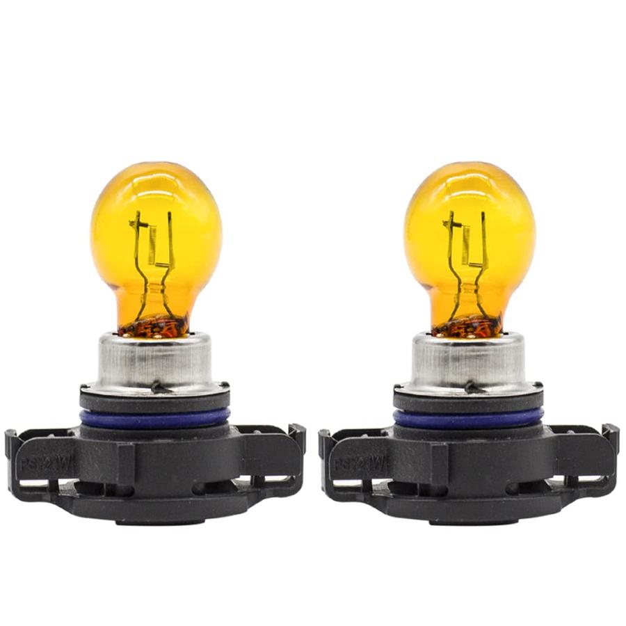 PSY24W PG204カーフォグターンシグナルバルブ12vアンバーイエローオートハロゲンランプ24Wターンシグナルブレーキライト2個
