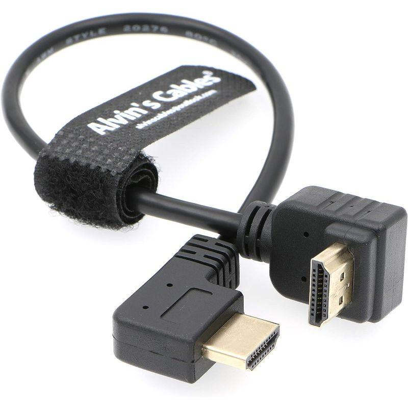 高速配送 Alvin's Cables Portkeys E2 ケーブル BM5 L形 HDMI 30CM Monitor用の CAM Z 2.0  オーディオコンポーネント