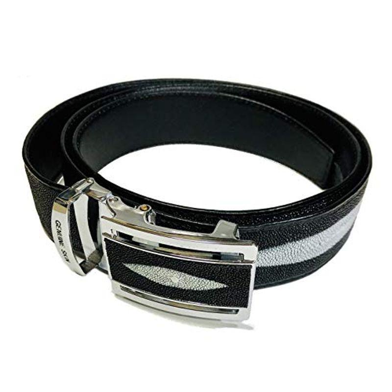 Kurop スティングレイ 穴無しスライドベルト エイ革 本革 ガルーシャ メンズベルト スターマーク Laki T2cd 通販 Yahoo ショッピング