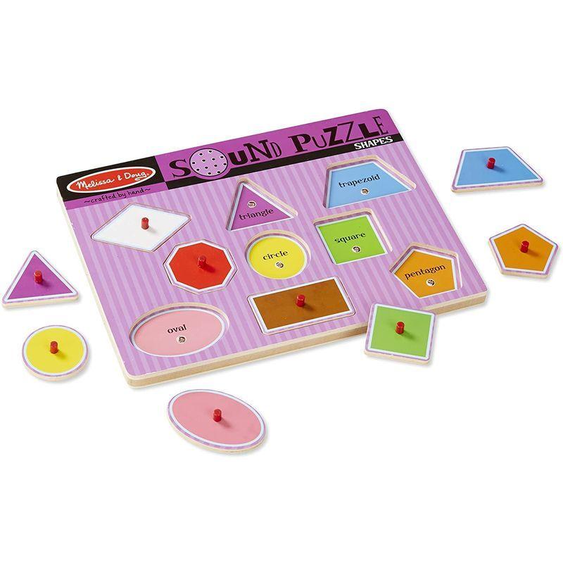 当社の Melissa Doug メリッサ ダグ 並行輸入品 シェイプ Md728 サウンドパズル 子ども用パズル Leauduvalenciennois Fr