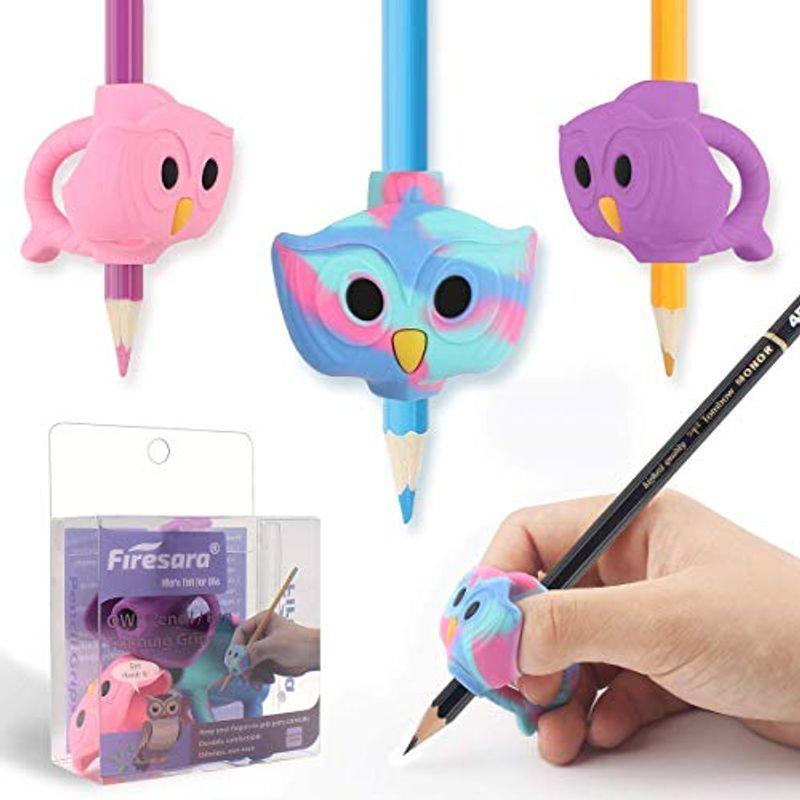Firesara 鉛筆持ち方 矯正 左右兼用 フクロウ型 ペングリップ 補助具 疲労減軽３個セット Laki T2cd 通販 Yahoo ショッピング
