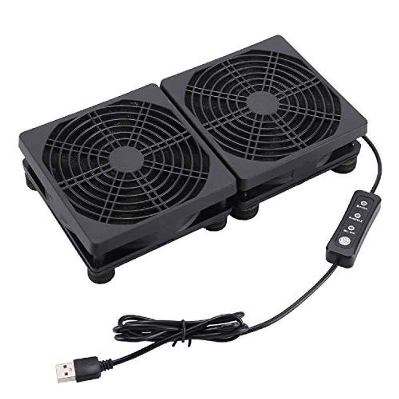 Usb ファン 12cm 2連 静音 3段階風量調節 冷却クーラー 小型 Usb 扇風機 Pc 冷却ファン 長寿命モータ採用 5v ダブル Laki T2cd 通販 Yahoo ショッピング