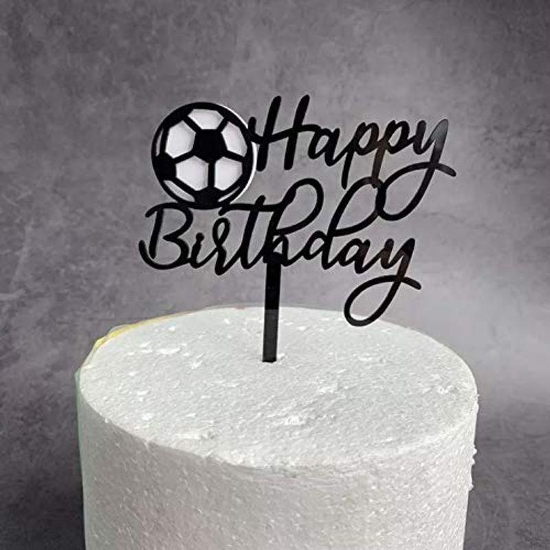 サッカー アクリル ケーキトッパー 誕生日ケーキ デコレーション 2021人気の 2021年レディースファッション福袋 ケーキ トッパー 男の子 スポーツ 誕生日 記念写真 デコレーションケーキ