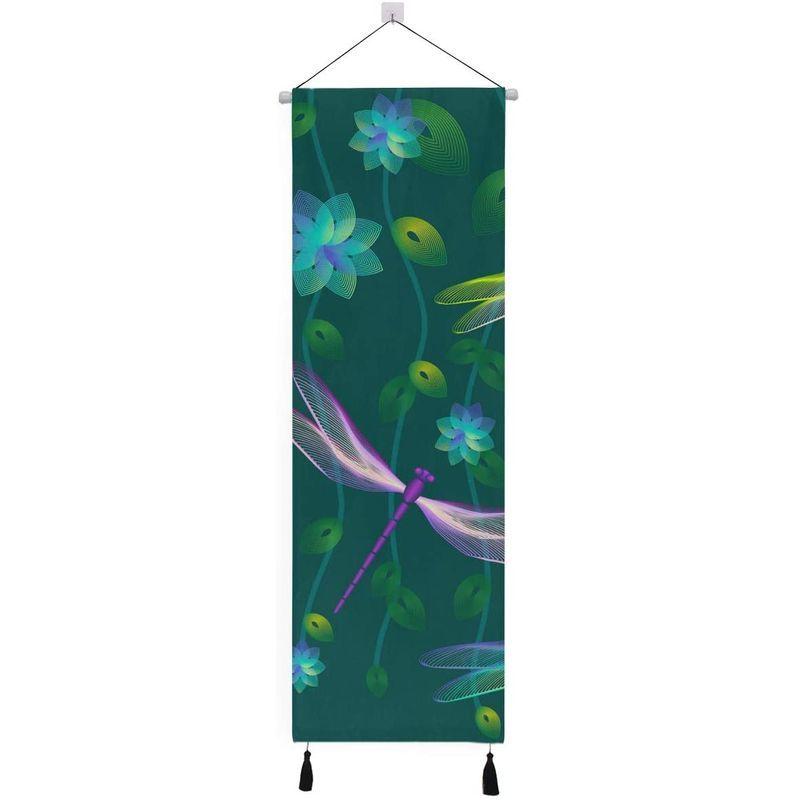 激安通販新作 掛け軸 タペストリー 縦長 縦型 かけじく 床の間 掛け物 人気 おしゃれ 模様替え 飾り用 装飾用 飾り付け 壁画 装飾用品 キャンバス印 Supplystudies Com