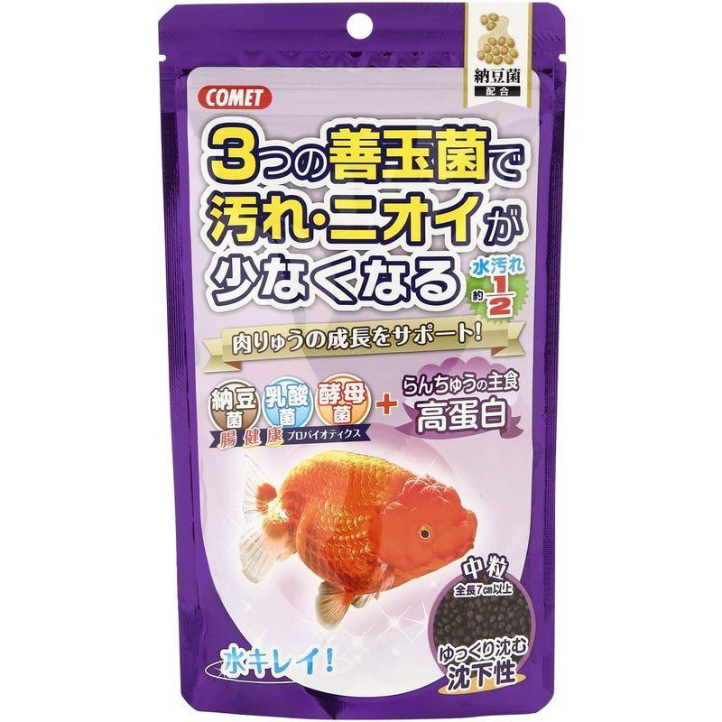 コメット らんちゅうの主食 納豆菌中大型金魚 鯉のえさ 中粒 沈下タイプ 魚 0グラム X 1 Laki T2cd 通販 Yahoo ショッピング