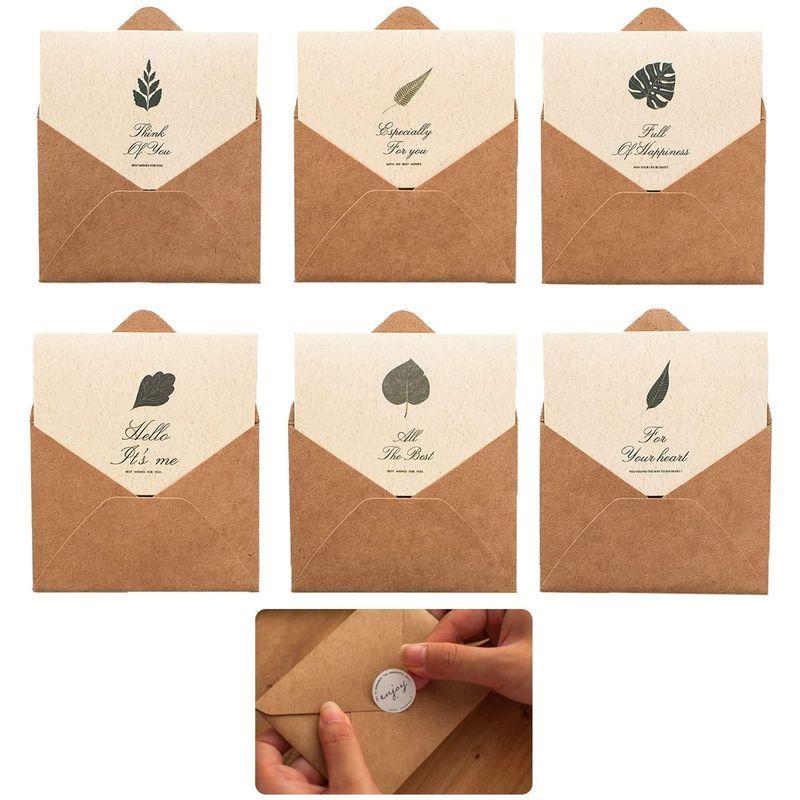 メッセージカード レターセット 封筒 6色 封筒テープ付き 便箋 手紙 クラフト用紙 シンプル ビジネス 招待状 結婚式 お祝い手紙 挨拶状 Laki T2cd 通販 Yahoo ショッピング