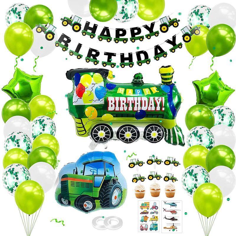 パーティグッズ 沖縄 離島除く全国届 誕生日 バルーン 男の子 飾り付け バルーン車 風船パーティー飾り付け豪華な風船 セット輸送車両箔バルーン列車 Happy Birthday Wdj527ytdq Www Kbdav Ac In