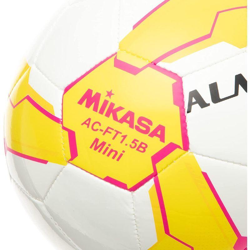 初回限定お試し価格】 ミカサ(MIKASA) 記念品用マスコットボール・サインボール(サッカー) AC-FT1.5B-YP-50 黄 ピンク フットサル ボール