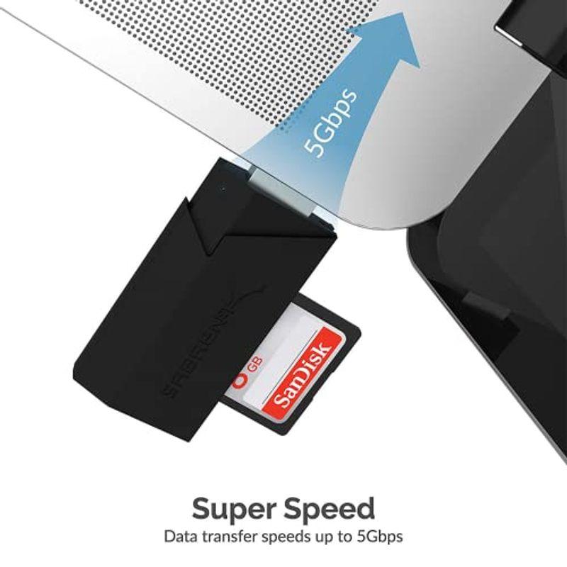 大人気 Laki-t2cdSabrent Super Speed 2 スロット USB 3.0 フラッシュメモリカードリーダー Windows Mac  Linux お pciagri.co.za