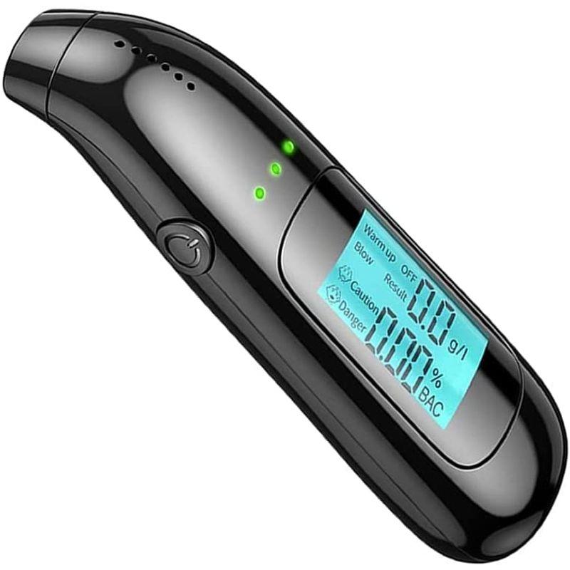 本日特価】アルコールチェッカー ポータブル アルコール検知器 アルコールテスター 業務用 息を吹きかけるだけで簡単測定 プロの精度 非接触型 二日酔い 測定器 アルコールチェッカー 業務用 UENOTUKI アルコール検知器 非接触型 LEDディスプレイ アルコールテスター 高精度 USB充電式 ア