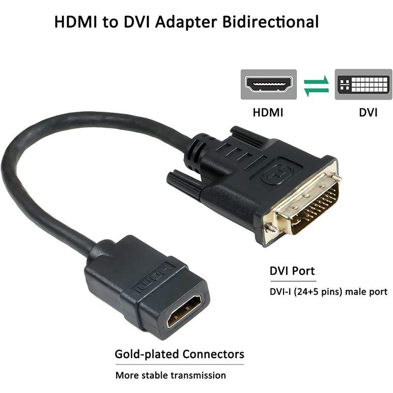 受注生産品 HDMI DVI アダプター HDMI 金メッキ 24 変換ケーブル オス-メス DVI 双方向伝送 1080P DVI-D HDM  メモリーカード