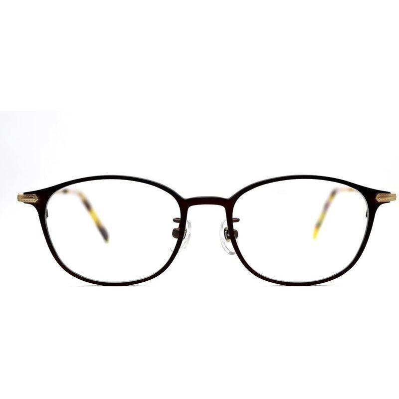 ザ”サプリメガネ2388 PCメガネ ブルーライト94%カット 紫外線ほぼ100％カット (ブラウン)｜laki-t｜02