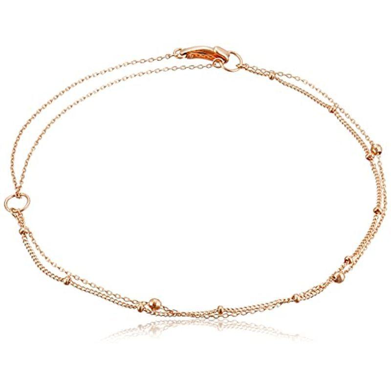 定番 18金ピンクゴールド Nblet ブレスレット アンクレット 18k ローズゴールド エクセディア レディースアクセサリー