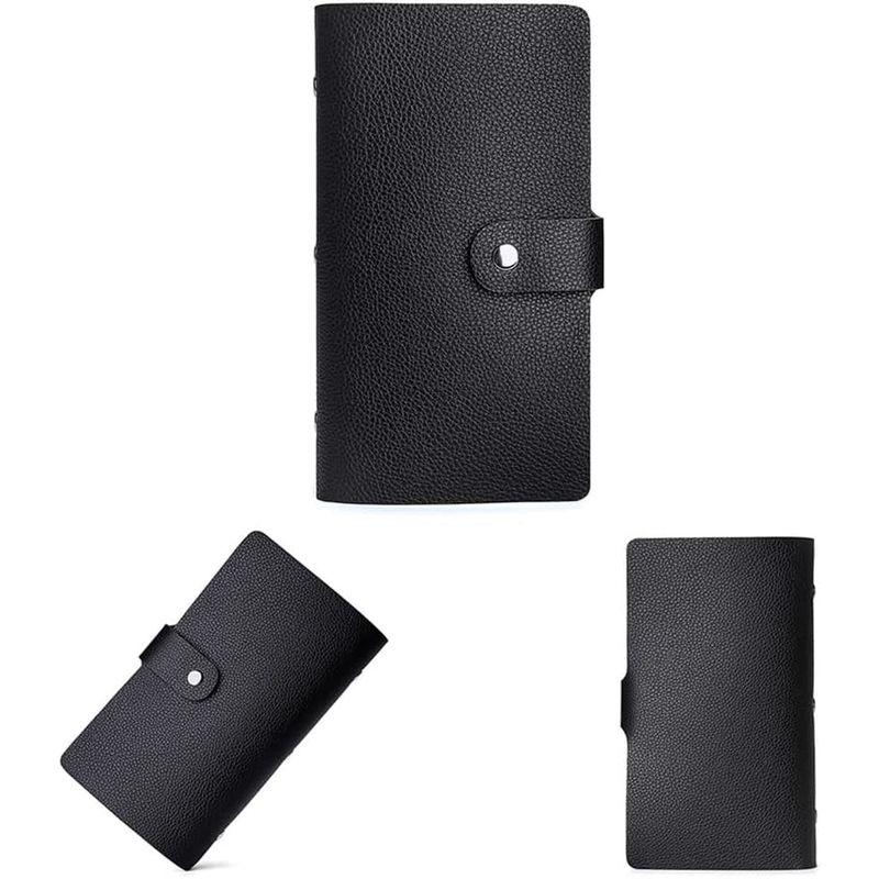 64%OFF!】Costowns 革 名刺ホルダー 96枚カード収納 メンズ クレジットカードケース カード入れ RFIDスキミン 名刺ファイル レディース PS Vita(ヴィータ) リズデイズ カードケース 薄型 5mm 70g 万能財布 スリム サブウォレット スキミング防止 マゼンタピンク