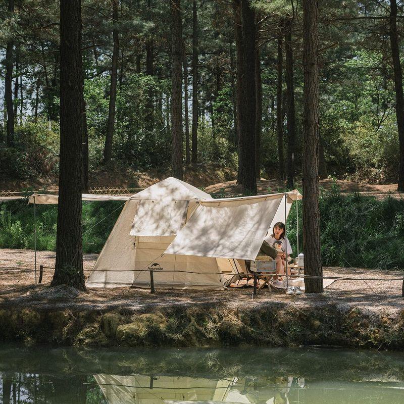 Naturehike ワンタッチ テント uvカット UPF50 パークテント 3人用 設営簡単 キャンプ ２重層 耐水圧 4人用 自立式 通販 