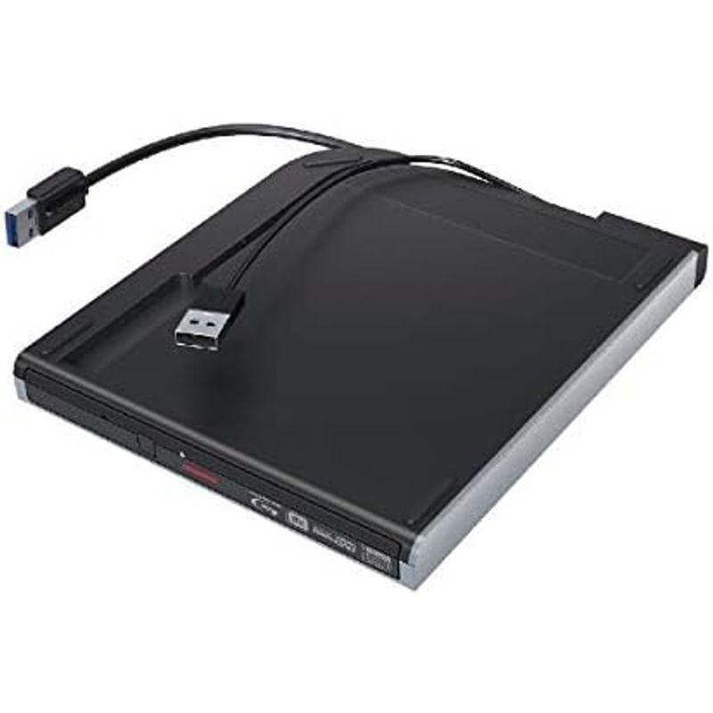 即納・正規品 バッファロー BRXL-PTV6U3-SVA USB3.2（Gen1）対応 ポータブルBDドライブ 書込みソフト添付 シルバー