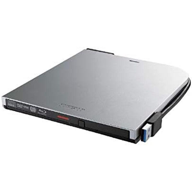 流行のアイテム バッファロー BRXL-PTV6U3-SVA USB3.2（Gen1）対応 ポータブルBDドライブ 書込みソフト添付 シルバー