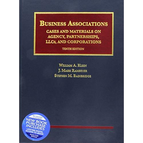 日本産 Business Associations Cases And Materials On Agency Partnerships Llcs And Corporations University Casebook Series 並行輸入品 在庫限り Drogariavirginia Com Br