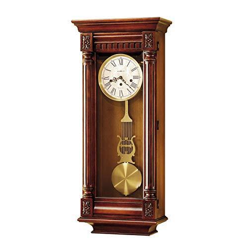 Howard Miller New Haven Wall Clock 620-196 ? Light Distressing Home Decor with Mechanical Key-Wound, Single-Chime Movement【並行輸入 掛け時計、壁掛け時計