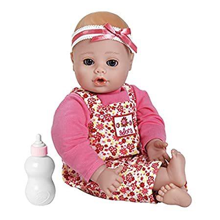 Adora Playtime Baby Flower Pink 13 inch Baby Doll with Floral Overalls, Bow好評販売中