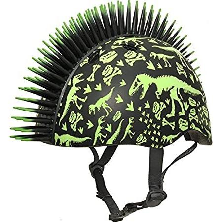 Raskullz T-Rex Bonez Mohawk Helmet Indigo好評販売中 3+ 48-52Cm Black 50%OFF 特別送料無料