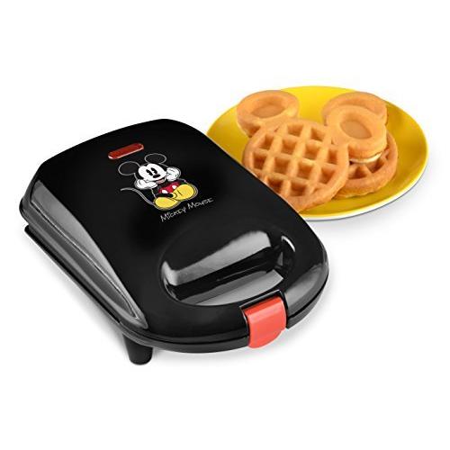 正規代理店 Disney Black【並行輸入品】 Maker, Waffle Mini Mickey DCM-9 その他アウトドア調理器具