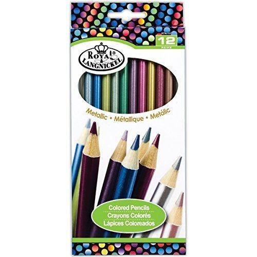 超美品の Pencil Color Metallic Set Colors【並行輸入品】 12 Of 色鉛筆