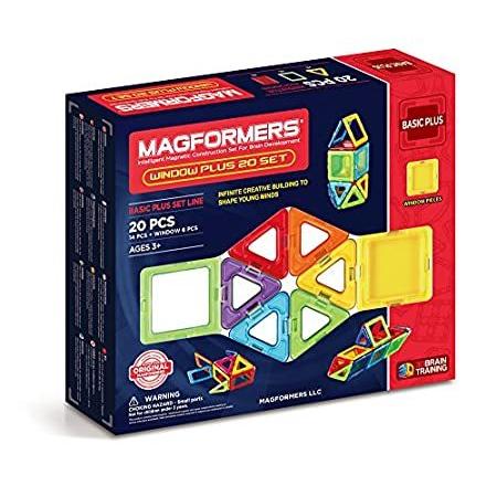 【超特価sale開催】  Magformers Window Plus 20 Pieces Rainbow Colors, Educational Magnetic Geome好評販売中 その他おもちゃ