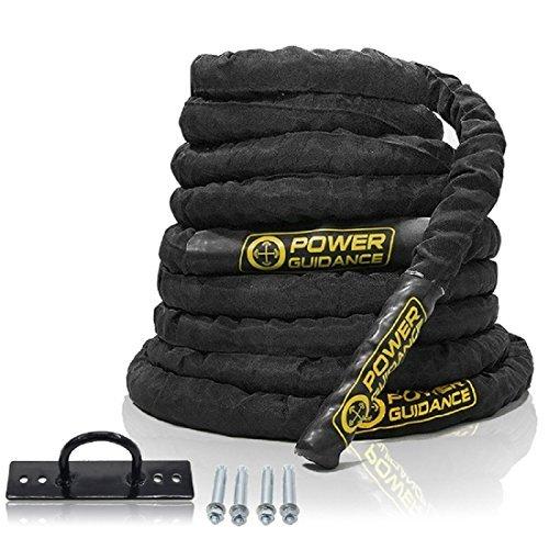 POWER GUIDANCE Battle Rope 1.5quot; Width Poly Dacron 30 40 50ft Anchor I Length 最大77%OFFクーポン Exercise workout 人気の春夏 amp; for gym home equipment outdoor